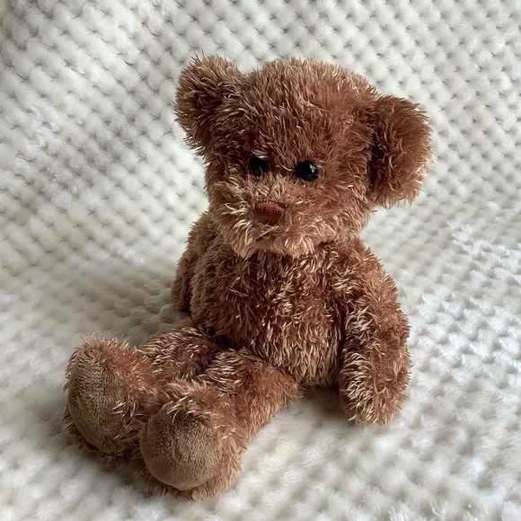 Sweet Brown Bear Plush Caramel Colour Stuffed Animal Toy - Picture 3 of 10